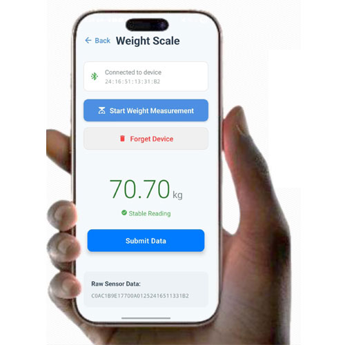 BLE Weight Machine Integration